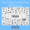 How to Spot Trends and Incorporate Them into Your Crafty Business