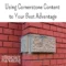 Using Cornerstone Content to Your Best Advantage