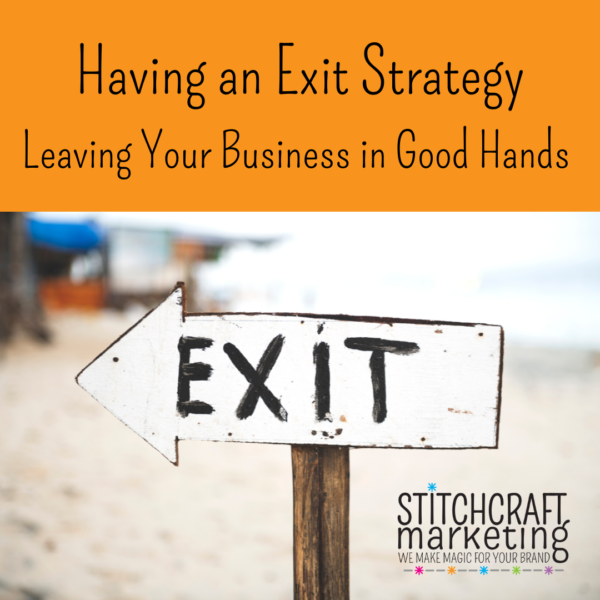 Having an exit strategy blog post