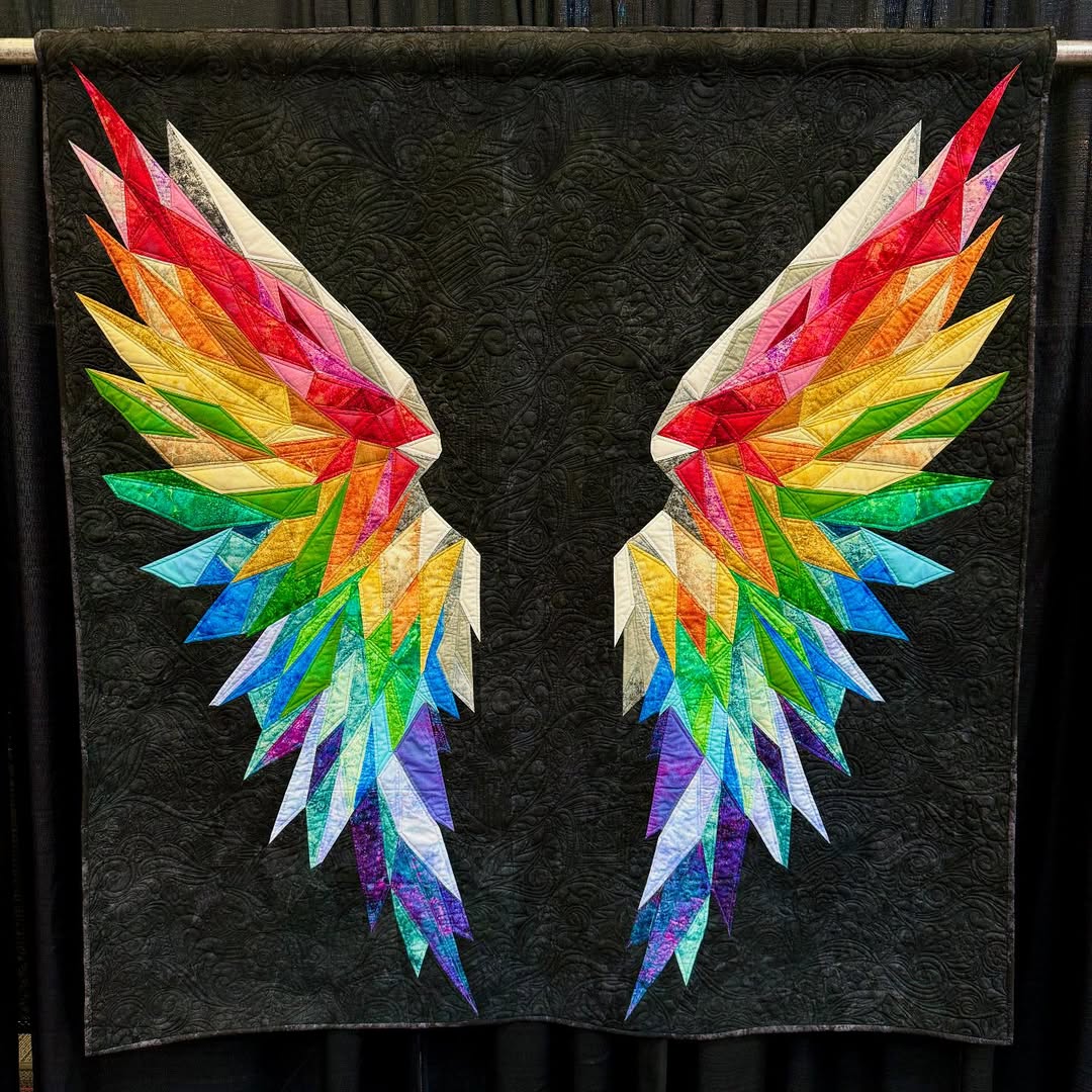 Rainbow Quilt made by Corey Pearson