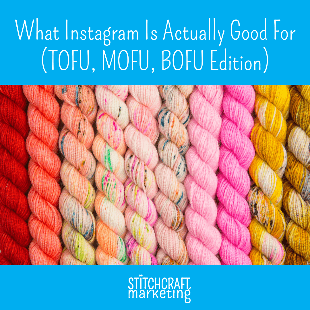 Close up on a gradient of dyed mini-skeins.