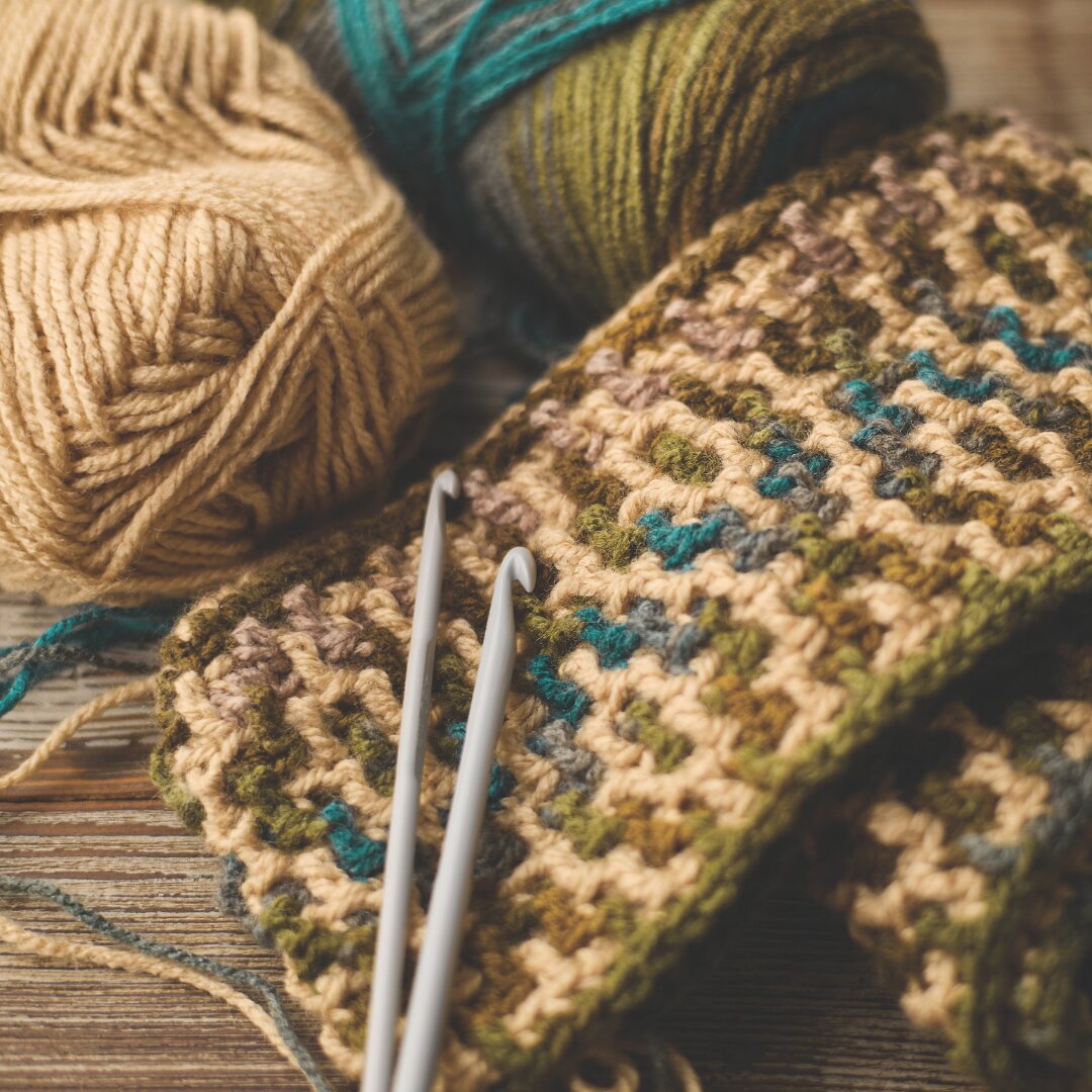 wool and stick