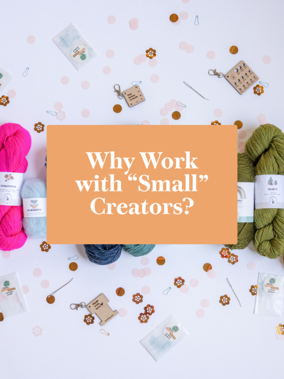 Why invest in small creators?
